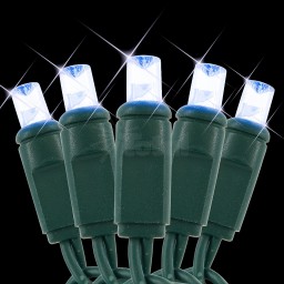 LED Christmas lights cool white 12volts AC / DC 50ft Specifically for Landscape lighting systems